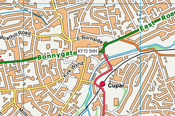 KY15 5HH map - OS VectorMap District (Ordnance Survey) KY15 5HH map - OS VectorMap District (Ordnance Survey)