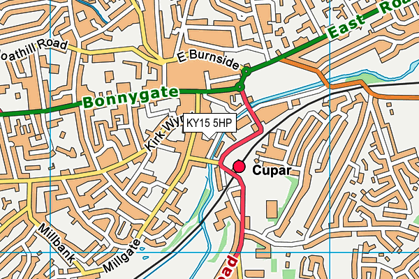 KY15 5HP map - OS VectorMap District (Ordnance Survey)