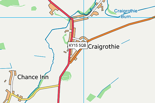 KY15 5QB map - OS VectorMap District (Ordnance Survey)
