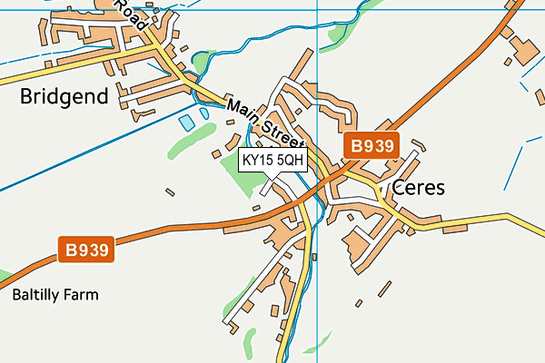 KY15 5QH map - OS VectorMap District (Ordnance Survey)