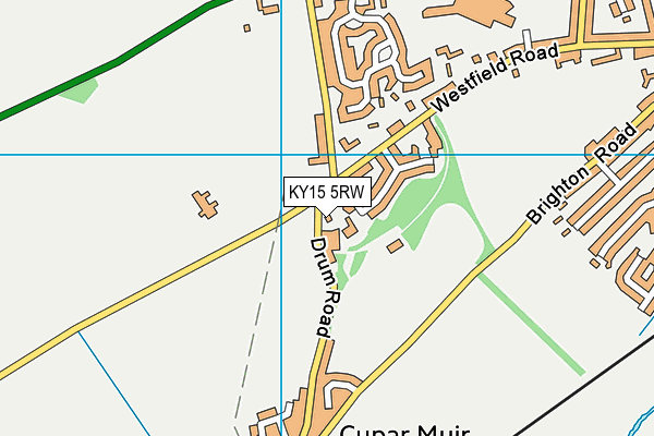 KY15 5RW map - OS VectorMap District (Ordnance Survey) KY15 5RW map - OS VectorMap District (Ordnance Survey)