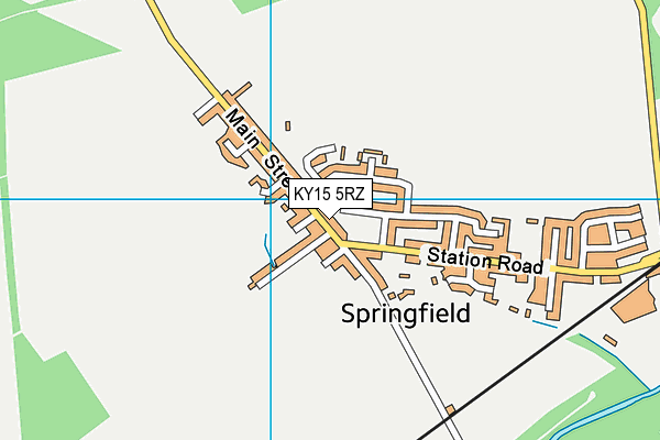 KY15 5RZ map - OS VectorMap District (Ordnance Survey) KY15 5RZ map - OS VectorMap District (Ordnance Survey)