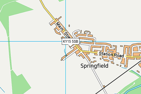 KY15 5SB map - OS VectorMap District (Ordnance Survey) KY15 5SB map - OS VectorMap District (Ordnance Survey)