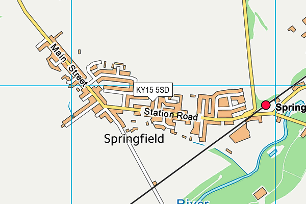KY15 5SD map - OS VectorMap District (Ordnance Survey) KY15 5SD map - OS VectorMap District (Ordnance Survey)