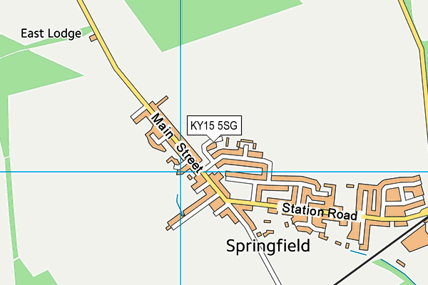 KY15 5SG map - OS VectorMap District (Ordnance Survey)