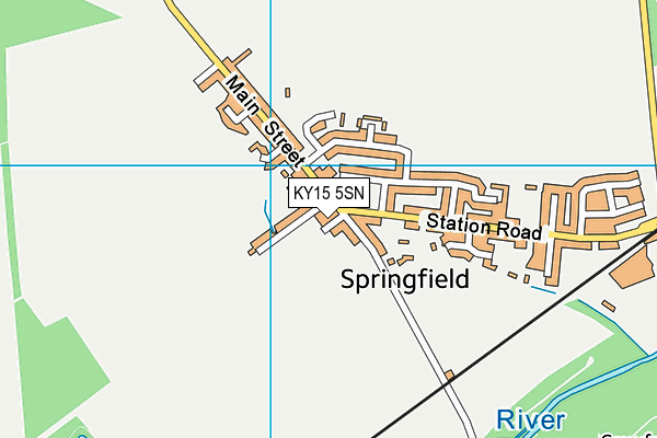 KY15 5SN map - OS VectorMap District (Ordnance Survey) KY15 5SN map - OS VectorMap District (Ordnance Survey)