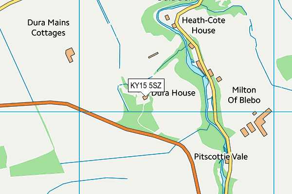 KY15 5SZ map - OS VectorMap District (Ordnance Survey)