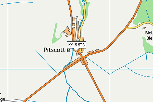 KY15 5TB map - OS VectorMap District (Ordnance Survey) KY15 5TB map - OS VectorMap District (Ordnance Survey)