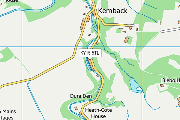 KY15 5TL map - OS VectorMap District (Ordnance Survey) KY15 5TL map - OS VectorMap District (Ordnance Survey)