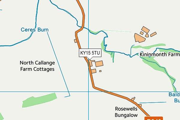 KY15 5TU map - OS VectorMap District (Ordnance Survey) KY15 5TU map - OS VectorMap District (Ordnance Survey)