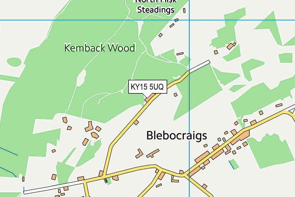 KY15 5UQ map - OS VectorMap District (Ordnance Survey) KY15 5UQ map - OS VectorMap District (Ordnance Survey)