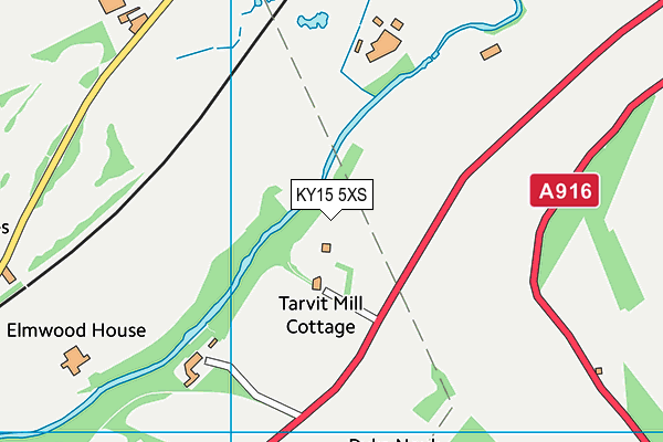 KY15 5XS map - OS VectorMap District (Ordnance Survey)