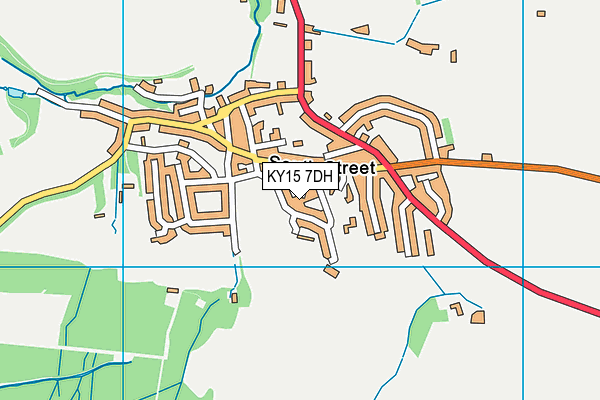 KY15 7DH map - OS VectorMap District (Ordnance Survey) KY15 7DH map - OS VectorMap District (Ordnance Survey)