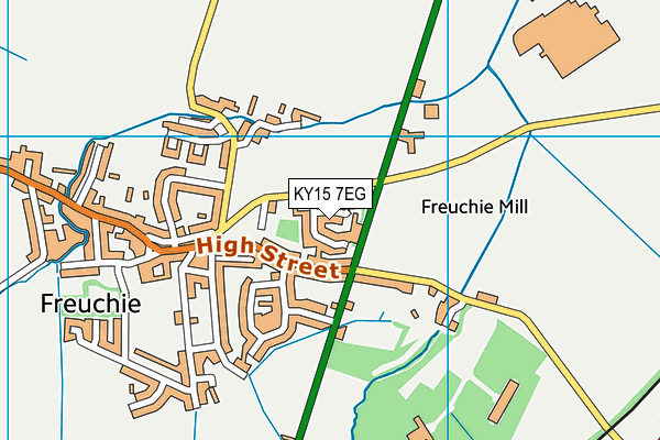 KY15 7EG map - OS VectorMap District (Ordnance Survey)
