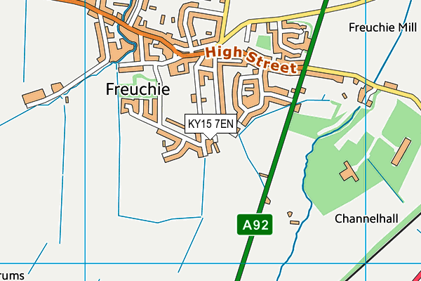 KY15 7EN map - OS VectorMap District (Ordnance Survey) KY15 7EN map - OS VectorMap District (Ordnance Survey)