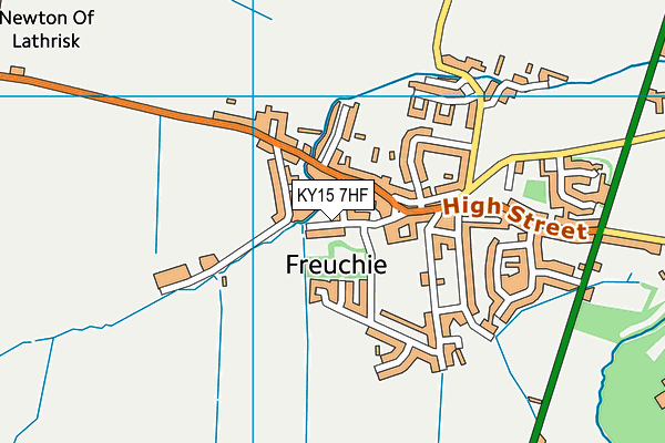 KY15 7HF map - OS VectorMap District (Ordnance Survey)