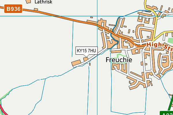 KY15 7HU map - OS VectorMap District (Ordnance Survey) KY15 7HU map - OS VectorMap District (Ordnance Survey)