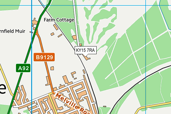 KY15 7RA map - OS VectorMap District (Ordnance Survey) KY15 7RA map - OS VectorMap District (Ordnance Survey)