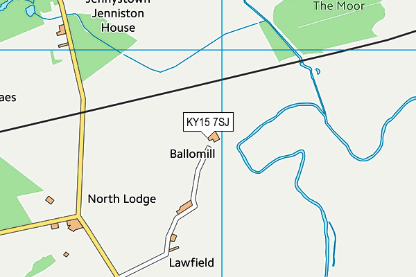 KY15 7SJ map - OS VectorMap District (Ordnance Survey) KY15 7SJ map - OS VectorMap District (Ordnance Survey)