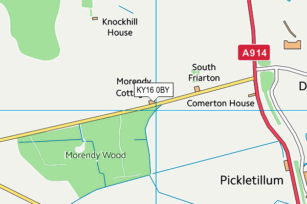 KY16 0BY map - OS VectorMap District (Ordnance Survey) KY16 0BY map - OS VectorMap District (Ordnance Survey)