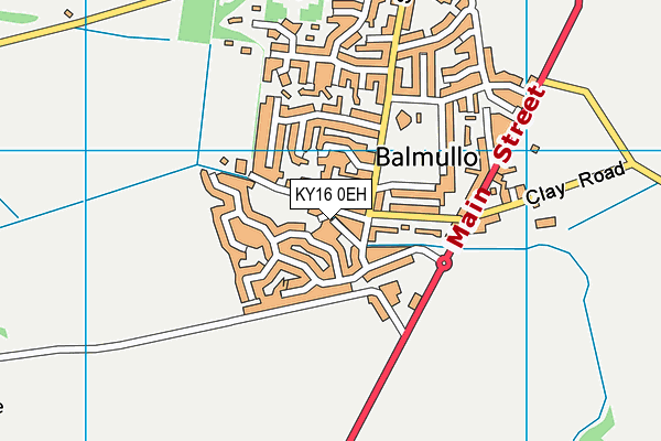 KY16 0EH map - OS VectorMap District (Ordnance Survey) KY16 0EH map - OS VectorMap District (Ordnance Survey)