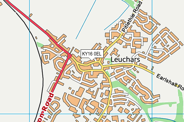 KY16 0EL map - OS VectorMap District (Ordnance Survey) KY16 0EL map - OS VectorMap District (Ordnance Survey)