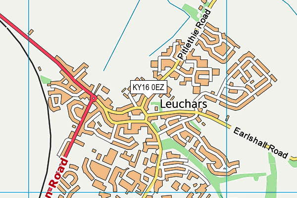KY16 0EZ map - OS VectorMap District (Ordnance Survey) KY16 0EZ map - OS VectorMap District (Ordnance Survey)