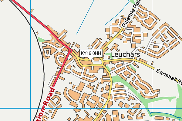 KY16 0HH map - OS VectorMap District (Ordnance Survey) KY16 0HH map - OS VectorMap District (Ordnance Survey)