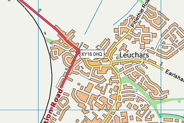 KY16 0HQ map - OS VectorMap District (Ordnance Survey) KY16 0HQ map - OS VectorMap District (Ordnance Survey)