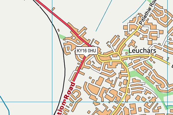 KY16 0HU map - OS VectorMap District (Ordnance Survey) KY16 0HU map - OS VectorMap District (Ordnance Survey)