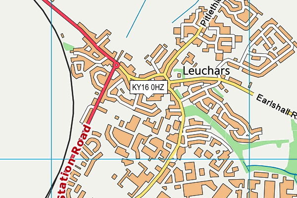 KY16 0HZ map - OS VectorMap District (Ordnance Survey) KY16 0HZ map - OS VectorMap District (Ordnance Survey)