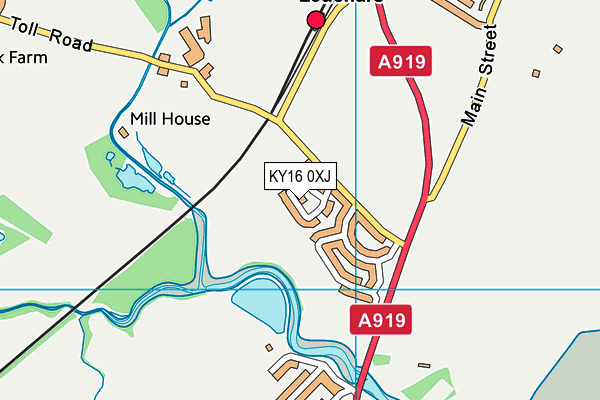 KY16 0XJ map - OS VectorMap District (Ordnance Survey) KY16 0XJ map - OS VectorMap District (Ordnance Survey)