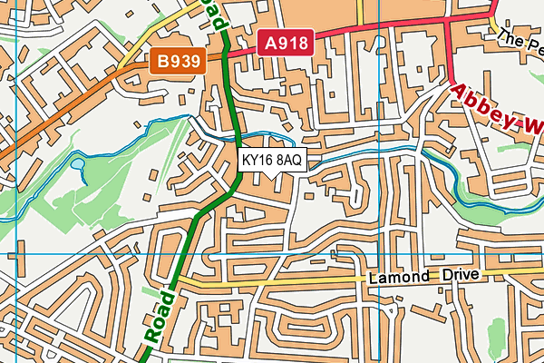 KY16 8AQ map - OS VectorMap District (Ordnance Survey) KY16 8AQ map - OS VectorMap District (Ordnance Survey)
