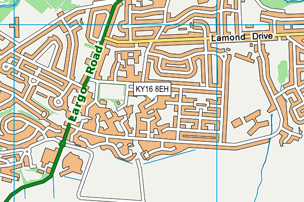KY16 8EH map - OS VectorMap District (Ordnance Survey) KY16 8EH map - OS VectorMap District (Ordnance Survey)
