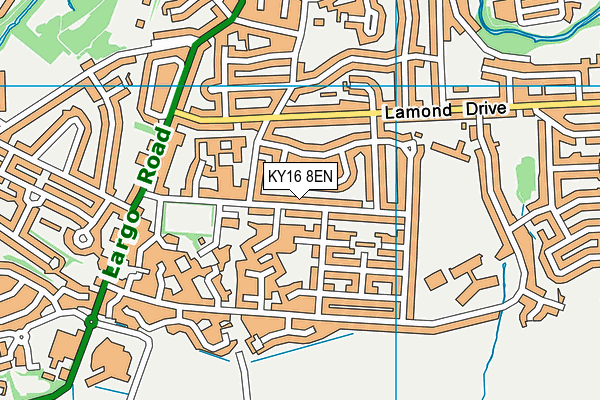 KY16 8EN map - OS VectorMap District (Ordnance Survey) KY16 8EN map - OS VectorMap District (Ordnance Survey)