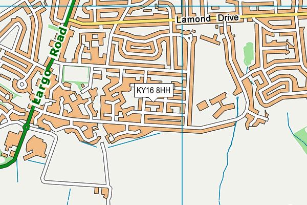 KY16 8HH map - OS VectorMap District (Ordnance Survey) KY16 8HH map - OS VectorMap District (Ordnance Survey)