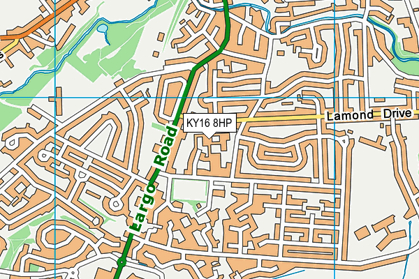 KY16 8HP map - OS VectorMap District (Ordnance Survey) KY16 8HP map - OS VectorMap District (Ordnance Survey)