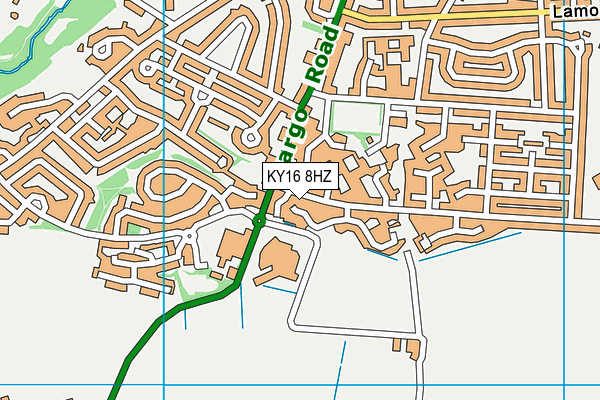 KY16 8HZ map - OS VectorMap District (Ordnance Survey) KY16 8HZ map - OS VectorMap District (Ordnance Survey)