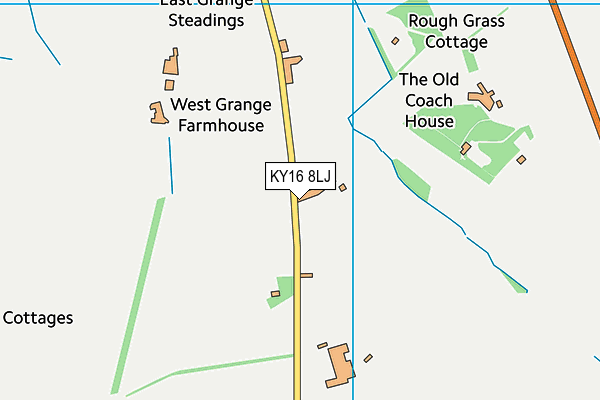 KY16 8LJ map - OS VectorMap District (Ordnance Survey) KY16 8LJ map - OS VectorMap District (Ordnance Survey)