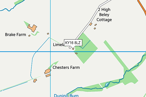 KY16 8LZ map - OS VectorMap District (Ordnance Survey) KY16 8LZ map - OS VectorMap District (Ordnance Survey)