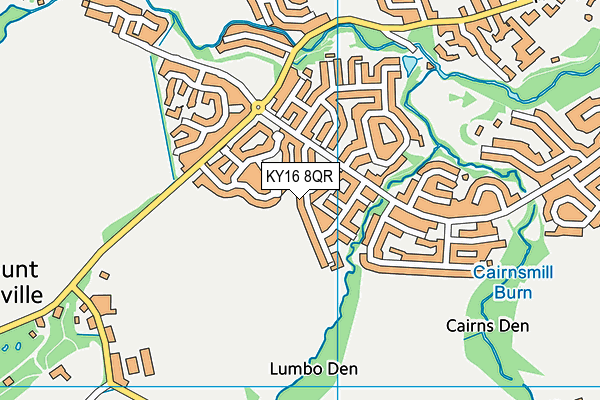 KY16 8QR map - OS VectorMap District (Ordnance Survey) KY16 8QR map - OS VectorMap District (Ordnance Survey)