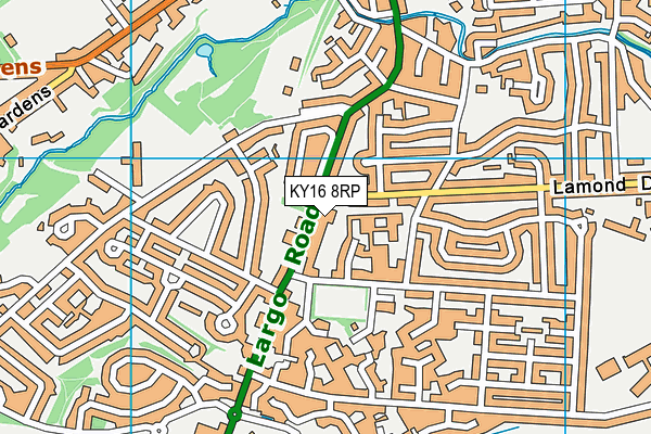 KY16 8RP map - OS VectorMap District (Ordnance Survey) KY16 8RP map - OS VectorMap District (Ordnance Survey)