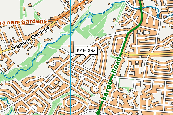 KY16 8RZ map - OS VectorMap District (Ordnance Survey) KY16 8RZ map - OS VectorMap District (Ordnance Survey)