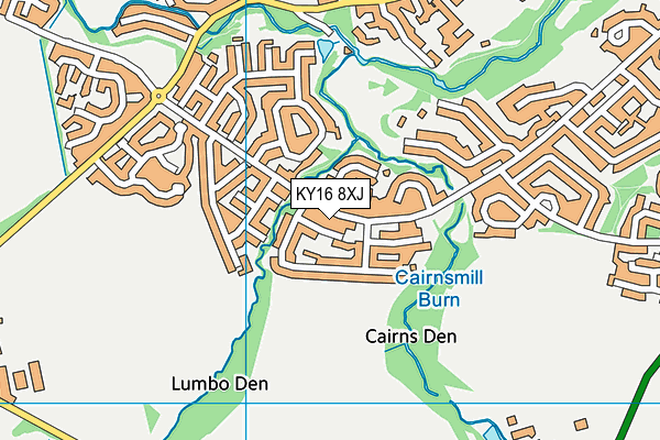KY16 8XJ map - OS VectorMap District (Ordnance Survey) KY16 8XJ map - OS VectorMap District (Ordnance Survey)