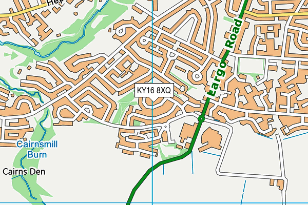 KY16 8XQ map - OS VectorMap District (Ordnance Survey) KY16 8XQ map - OS VectorMap District (Ordnance Survey)