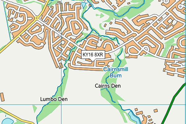 KY16 8XR map - OS VectorMap District (Ordnance Survey) KY16 8XR map - OS VectorMap District (Ordnance Survey)