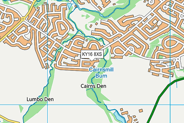 KY16 8XS map - OS VectorMap District (Ordnance Survey) KY16 8XS map - OS VectorMap District (Ordnance Survey)
