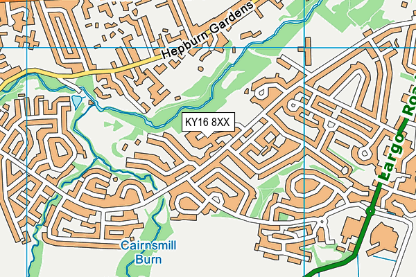 KY16 8XX map - OS VectorMap District (Ordnance Survey) KY16 8XX map - OS VectorMap District (Ordnance Survey)