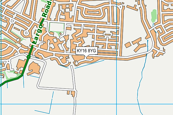 KY16 8YG map - OS VectorMap District (Ordnance Survey) KY16 8YG map - OS VectorMap District (Ordnance Survey)
