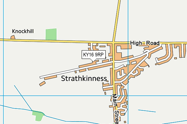 KY16 9RP map - OS VectorMap District (Ordnance Survey) KY16 9RP map - OS VectorMap District (Ordnance Survey)